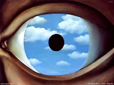 Rene Magritte False Mirror art painting print