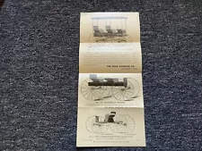 New Listing1888 COOK CARRIAGE Co.,CINCINNATI-WAGON, BUCKBOARD - GRAPHIC PRICE CIRCULAR