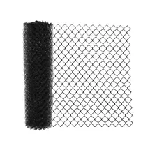 Black Chain Link Fence Roll Galvanized Steel 4 X 50 feet Fabric 9.5-AW Gauge New