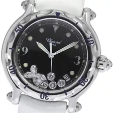 Chopard Happy sport Happy fish 28/8347 Date Black Dial Quartz Men's Watch_825367