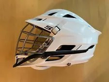 Cascade Model S, Adult Lacrosse Helmet, PLL, OSFM, Adjustable, White