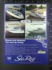 1984 AD for Sea Ray 197 195 Monaco 225 Express 270 Seadancer 210 Cuddy boat