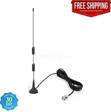 VHF UHF Ham Radio Scanner Antenna Amateur Mobile Magnetic Base BNC Antenna