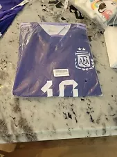 Lionel Messi Soccer Jersey #10 Argentina AFA Purple New, in package NWOT Small