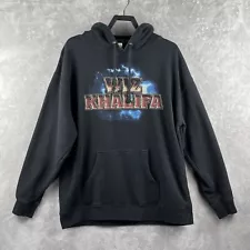 Wiz Khalifa Eagle Lighting Bolt Hoodie Black Size XL