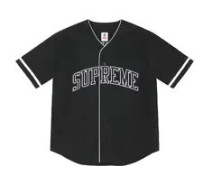 Supreme Timberland Baseball Jersey Size Medium Black SS23 Supreme New York 2023