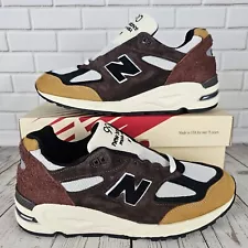 ⚡ New Balance 990 v2 Made in USA X Teddy Santis Black Tan Men Size 10 M990BB2 ⚡