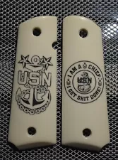 1911/Clones Kimber/Colt Frames Scrimshaw Master Chief Petty Officer!