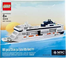 LEGO 40318 MSC Cruise Ship Exclusive Set NEW Sealed Box. Rare.