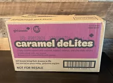 2024 Caramel DeLites SAMOAS GIRL SCOUT COOKIES 1 Case 12 Packages Free Shipping