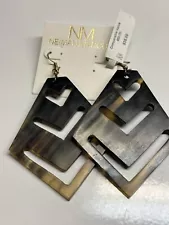 $50 Neiman Marcus Women's Tortoise Shell Earrings