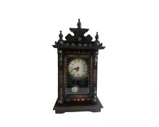 Vintage Wooden Mantel Clock