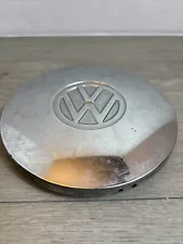 VW Chrome 6" Hub Cap Center VINTAGE Volkswagen bug beetle metal