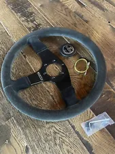 Sparco Black Suede Steering Wheel