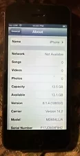 Apple iPhone 5 16GB Black (Verizon) A1429 Fast Ship Very Good Used IOS 6 6.1.4