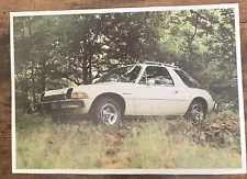 Book Clipping Photo 1971 AMC Pacer Hatchback Sedan