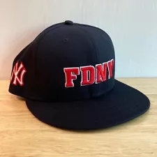 *MADE IN USA* NEW YORK YANKEES New Era 59FIFTY 9/11 FDNY Fitted Hat TEAM ISSUED