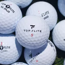 50 Top Flite Mix Used Golf Balls - Near Mint Quality [4A / 5A] - FREE SHIPPING!