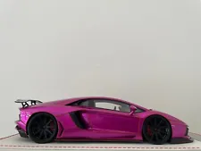 Lamborghini Aventador DMC (Pink, Orange TRON) [Davis & Giovanni] 1/18 scale