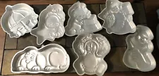 Wilton Lot Of 15 Character Cake Pans!! Baking Alf Garfield Muppets Etc