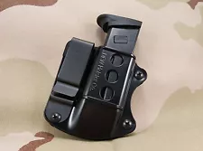 Double Stack Tuckable IWB Magazine Holster, Holder, Mag Pouch: Fits 9mm, 40, 45