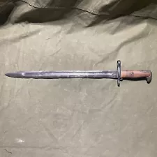 ORGINAL UNCUT BLADE WWI WW1 U.S. Model 1905 Rifle Bayonet Sword RIA DATED 1911