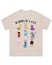 Karma Is A Cat Eras Shirt, Karma Taylors Swifts Shirt, Taylo Cat Fan Gift Shirt