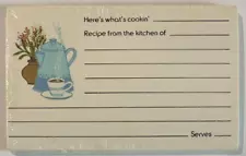 Vintage Recipe Cards 20 Count George Good Corp. 6250-100 Tea Pot