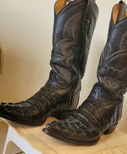 Mens Genuine Crocodile Western Boots