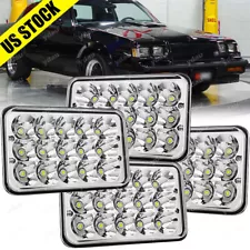 4pc 4x6" LED Headlights Hi-Lo Beam For 1982 1983 1984 1985 1986 1987 Buick Regal (For: 1985 Buick Regal)