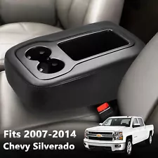 Fits 2007-2014 Chevy Silverado Center Console Armrest Cloth Cover JUMP SEAT Zip