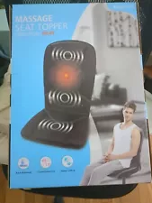 Massage Seat Topper w/ Vibration & Heat Massager for Chair Health Touch ''NEW''