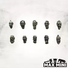 Max Mini BNIB Zombie Heads (10)