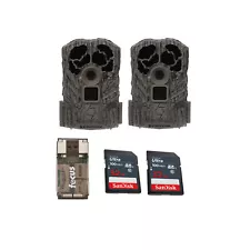 Stealth Cam Browtine 16MP Trail Camera With 32GB SD Card and Card Reader 2 Pack