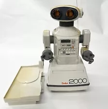 TOMY OMNIBOT 2000 Vintage 1980's Robot With Tray