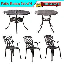 Withniture Outdoor Patio Dining Sets with Umbrella Hole Garden Furniture Set