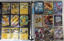 HUGE Pokemon Binder 270 Cards Lot Estate Sale Collection Must See! Full Art Holo