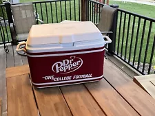 Vintage Dr. Pepper Advertising Beverage Cooler complete with Removable Coozie