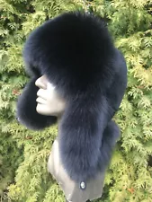 Fox Fur Full Hat Trapper Hat With Sheared Beaver For Men's Saga Furs