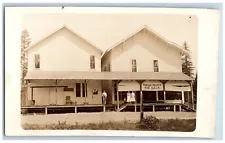 Meat Butcher Store Postcard RPPC Photo Fresh Meats For Sale c1910's Antique