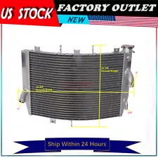 All Aluminum Radiator For Kawasaki Ninja ZX-10R ZX10R 2006-2007 (For: 2006 Kawasaki)