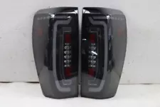 FITS 2019-2023 GMC Sierra 1500 LED Type Black Smoked Full LED TaiL Lights