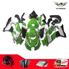 NTU Injection Green White Fairing Fit for Kawasaki Ninja 2021-2024 ZX10R a033