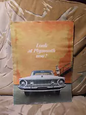 1962 Plymouth Fury Belvedere Savoy Wagon ORIGINAL Color Dealer Sales Brochure