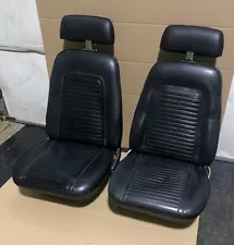 69 Camaro Original Bucket Seats with tracks 69 standards with tracks + headrests