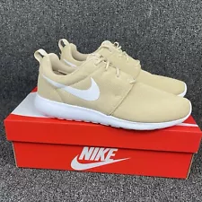 Women Nike Roshe One Desert Ore/White Running Workout Shoe 844994-202 Size 8