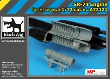 Black Dog 1/72 Lockheed SR-71 Blackbird Engine for Hasegawa kits