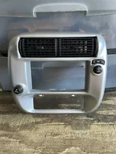 2001-2003 FORD EXPLORER SPORT TRAC RADIO BEZEL SILVER OEM