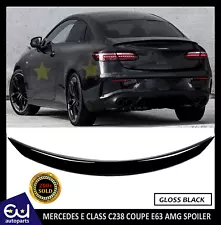 FOR MERCEDES E CLASS C238 COUPE E63 AMG STYLE REAR BOOT SPOILER WING GLOSS 2017+