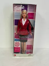 NIB Mary Kay Prize Barbie Doll Star Consultant Red Jacket Pin N-Mint Box B2737